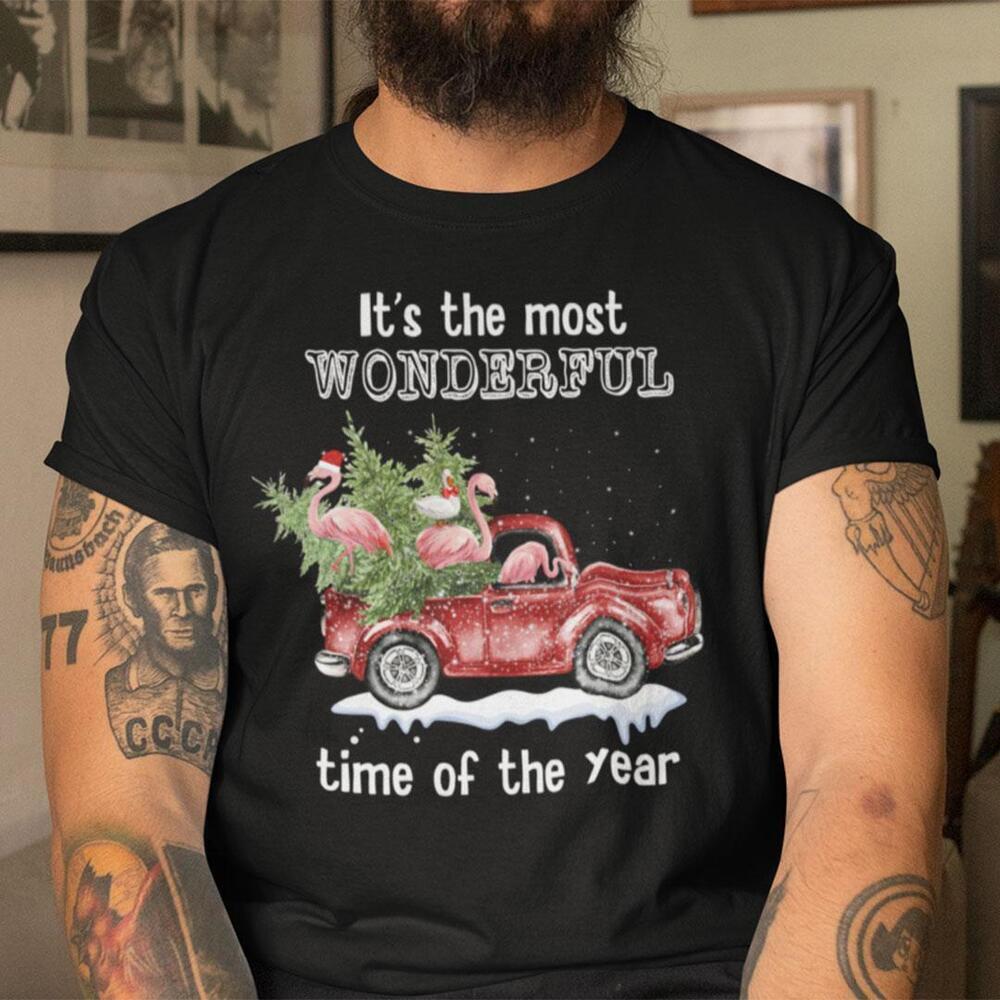 Christmas Cars Shirt Its The Most Wonderful Time Of The Year Red Car